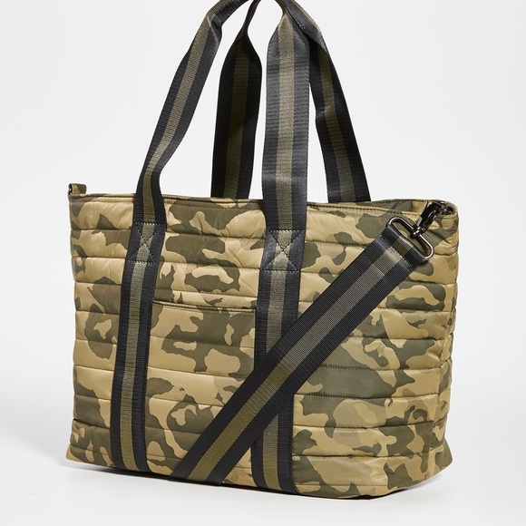 Think Royln - Wingman Shiny Camo Black Tote Bag